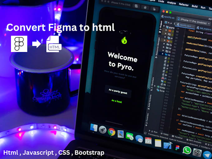 Convert your figma files to html, css , javascript by Kamal_saha | Fiverr