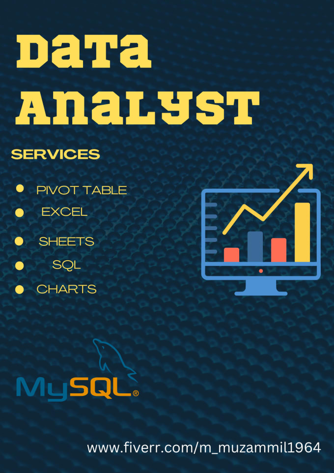 Be your data analyst in excel, sheets, and sql by M_muzammil1964 | Fiverr