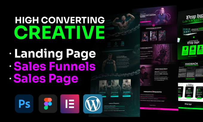 Design a modern landing page sales page or sales funnel by Arthurlioli