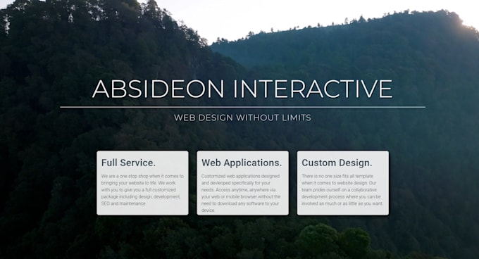 design and develop a custom website