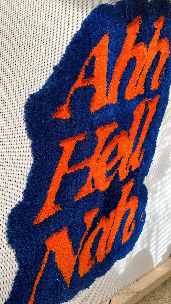 Tuft a custom rug by Fiverr