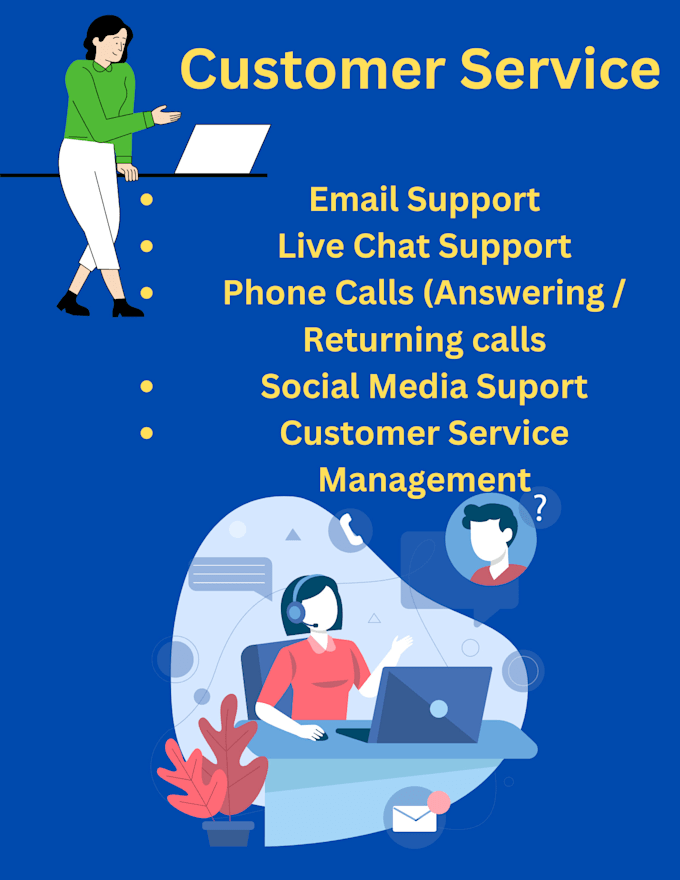 Provide customer service and support by Kaylawilson124 Fiverr