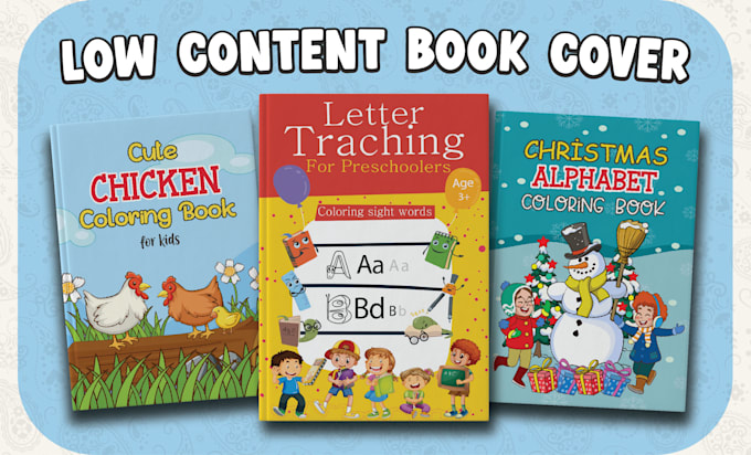 design amazon KDP low content book cover