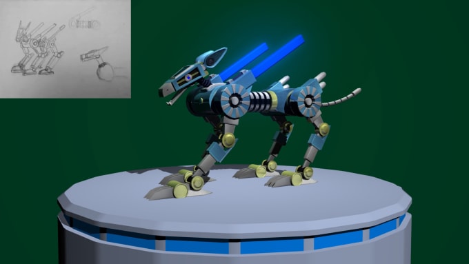 Design a robot character for games and animation in blender by Justinart87 | Fiverr Design a robot character for games and animation in blender by Justinart87 | Fiverr