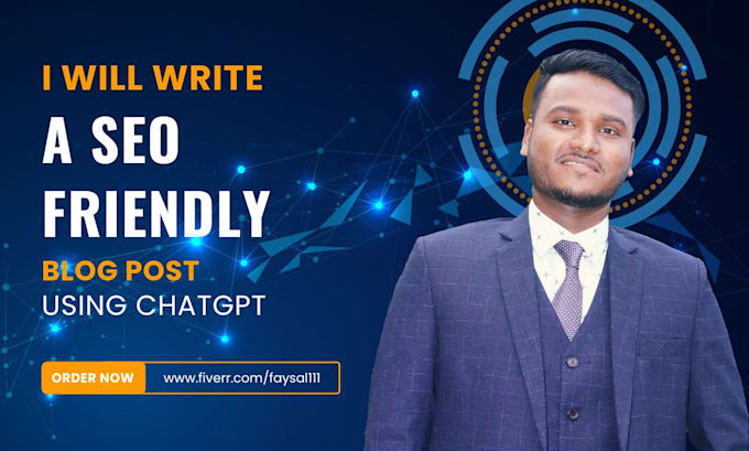 write a SEO friendly blog post using chatgpt