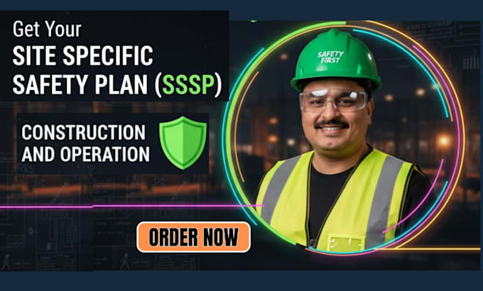 prepare safety plan sssp, manual and procedure for construction and operation
