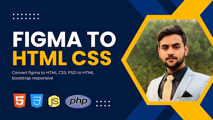 turn figma to HTML, CSS, PSD to HTML bootstrap responsive