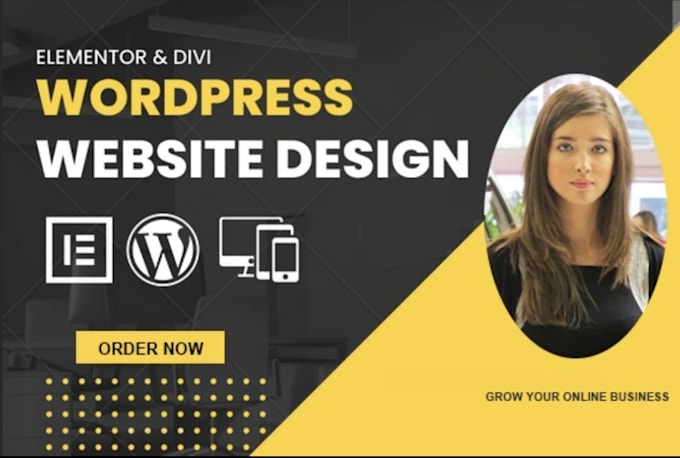 develop your professional responsive wordpress website