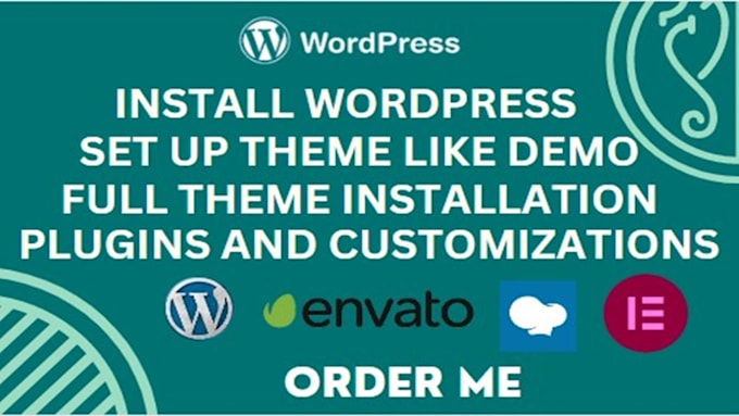 do themeforest wordpress theme installation and customize