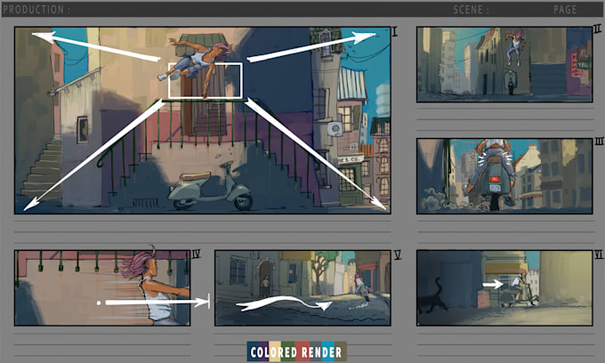 create a storyboard for you