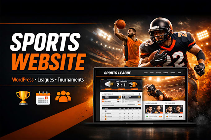 build a premium sports website in wordpress for clubs leagues and teams