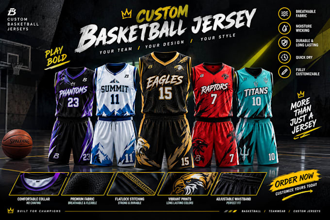 design basketball sublimation jersey or uniform