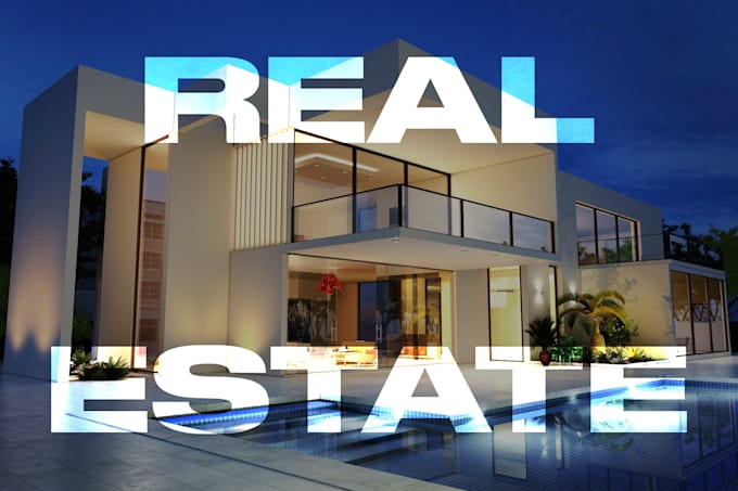 edit real estate video with motion graphics and speed ramps