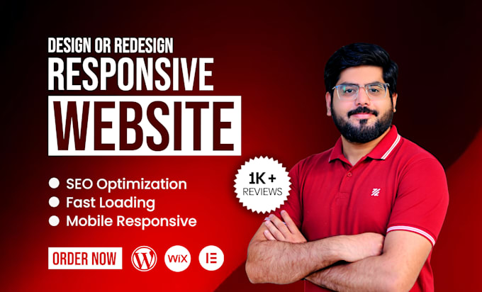 design a responsive wordpress website in 4 hours