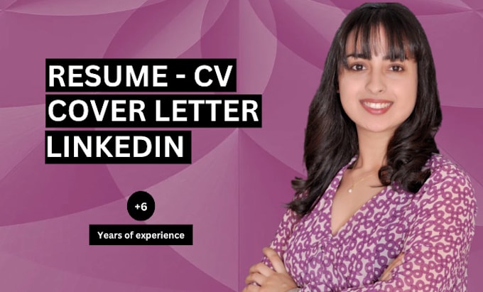 design and write your CV, resume, linkedin, cover letter writing