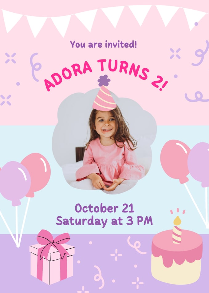 Design invitations and templates for your social media by Joycesweden