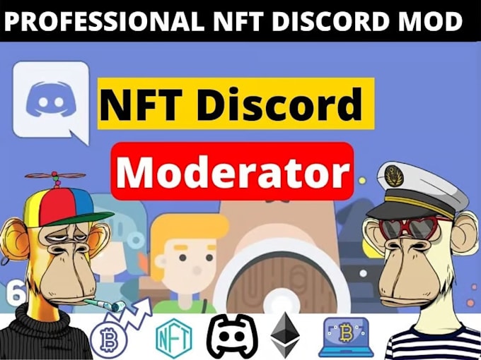 be your discord moderator and community manager