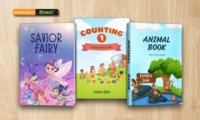 do coloring book cover or activity book cover and interior design