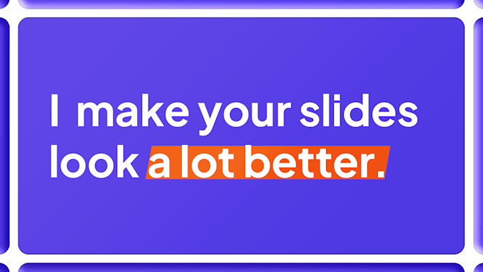Rework your presentation to make it look a lot better by Jerrymathews ...