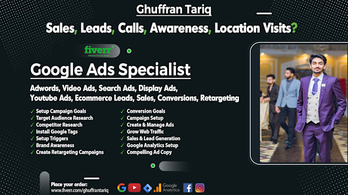 be your google ads manager for ads setup, ads optimization for adwords ppc