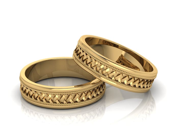 design jewelry cad files for 3d printing with rendering