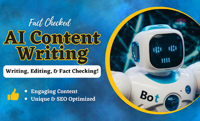 do ai content editing, fact checking, and copywriting fast