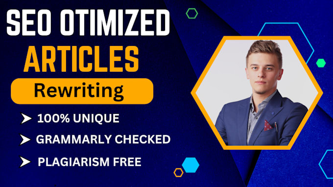 do SEO friendly content writing or article rewriting