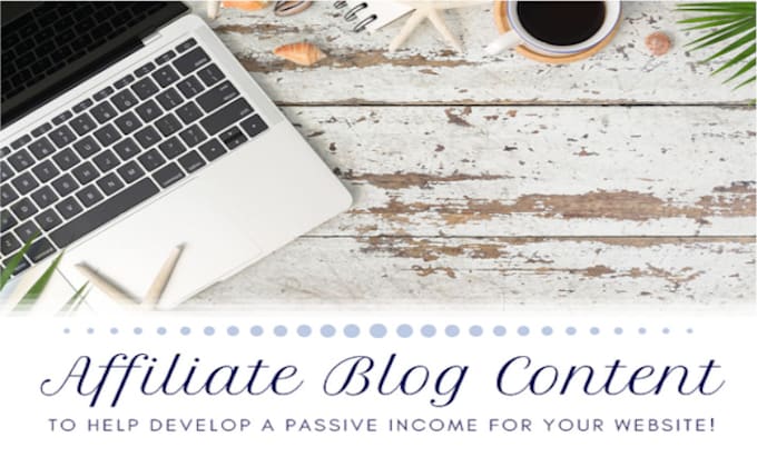 write affiliate SEO articles, blog posts, and content