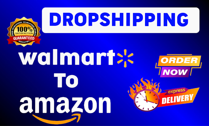 do walmart to amazon dropshipping listings