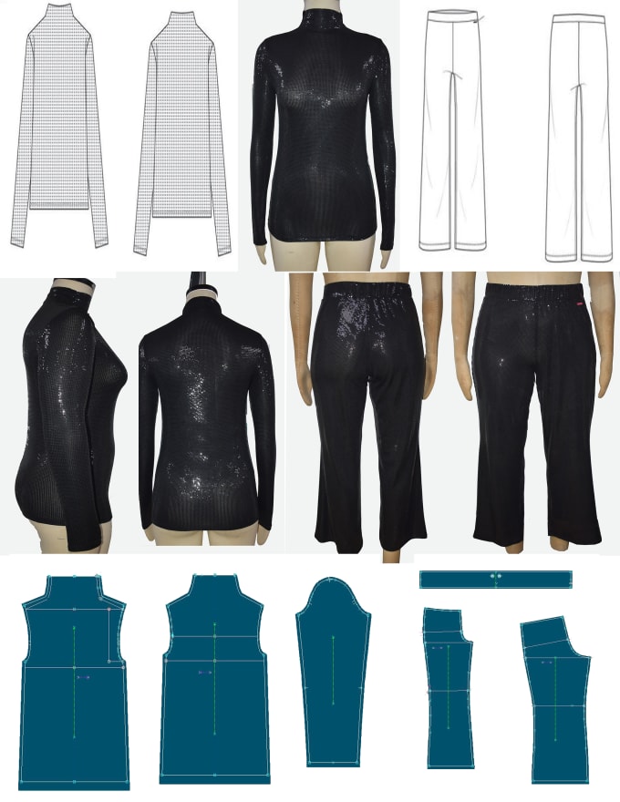 make sewing patterns any style, worksheet, design making