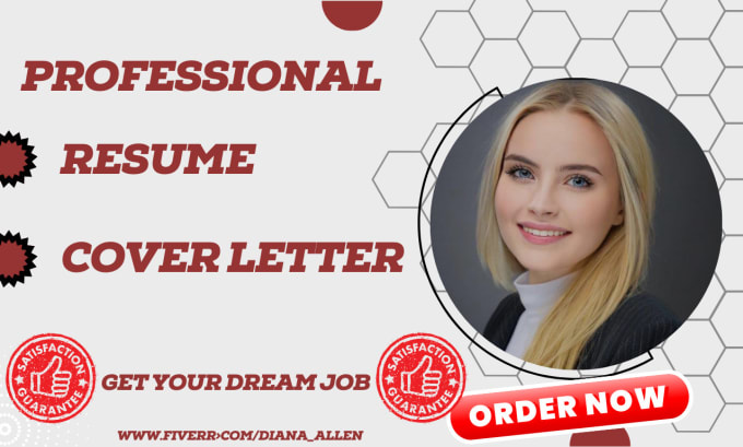 Professionally Write And Boost Your Resume Cv Cover Letter By Dianaallen Fiverr