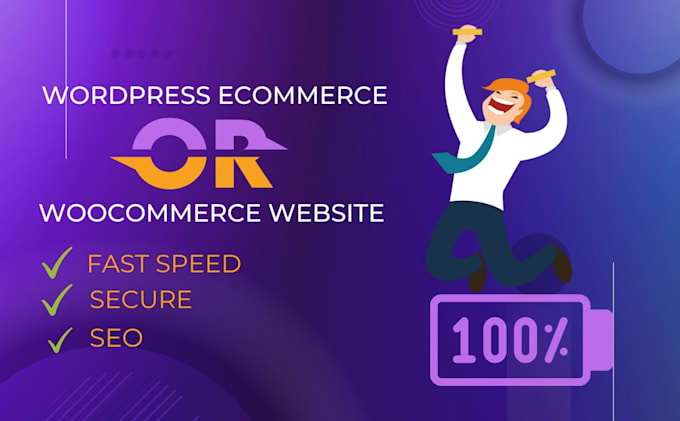 design responsive wordpress ecommerce or woocommerce website