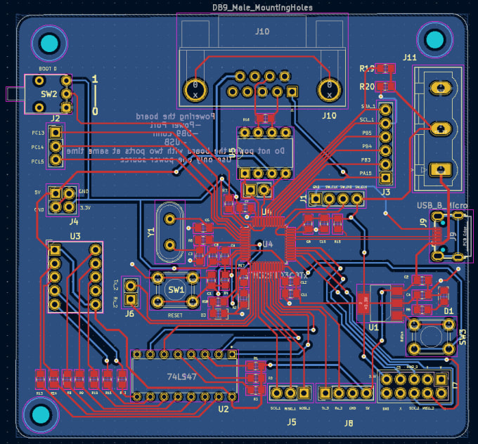 Design pcb layout and schematics for your circuit by Fiannametia1994 ...