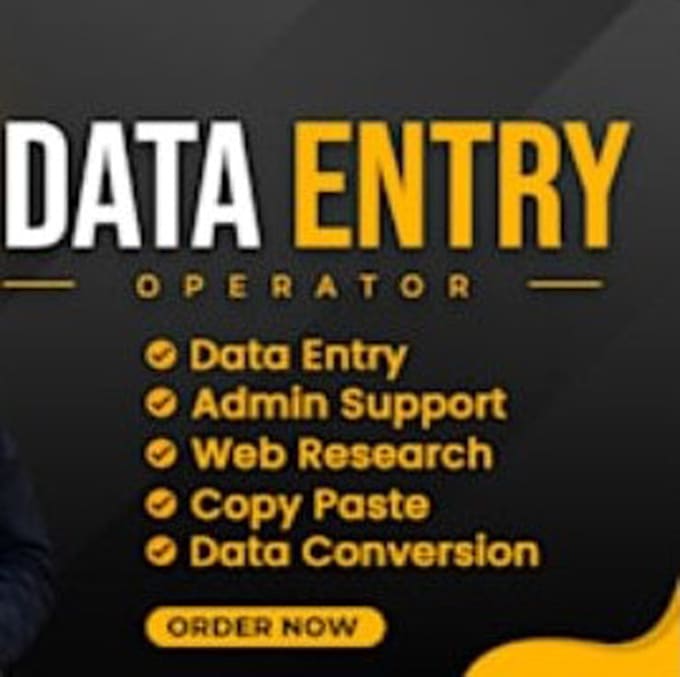 Be your data entry operator by Shaniawan570 Fiverr