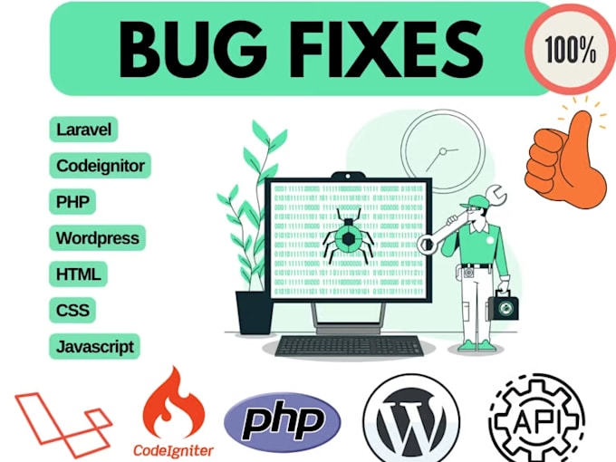 fix any bugs in your website