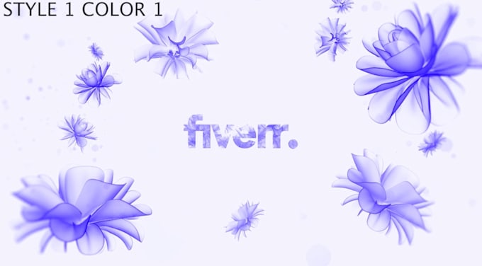do flowers logo animation