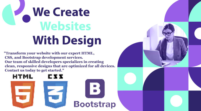 Design your responsive website using html css and bootstrap by Desiket1 ...