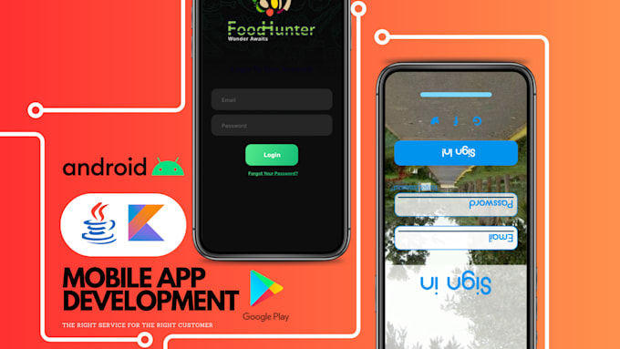 design and develop a custom android mobile app for you