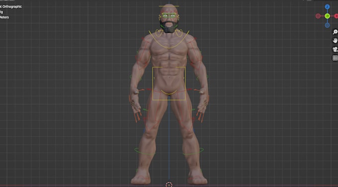 3d character rigging for video game or animation in blender by ...