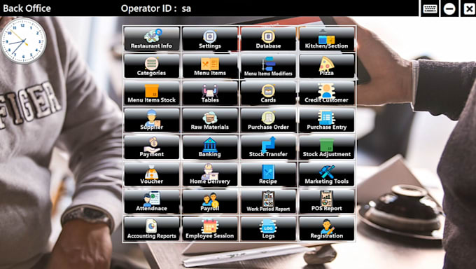 provide pos software for restaurant fast food café shops
