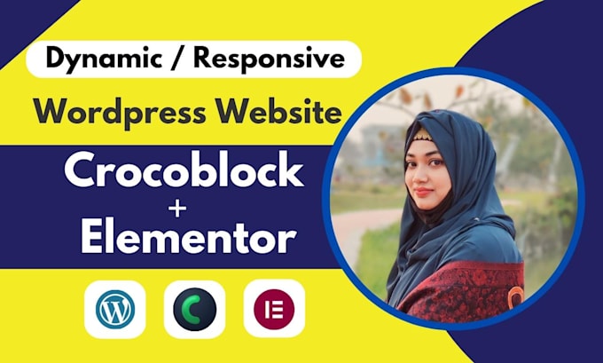 create wordpress elementor website, business website, with elementor pro