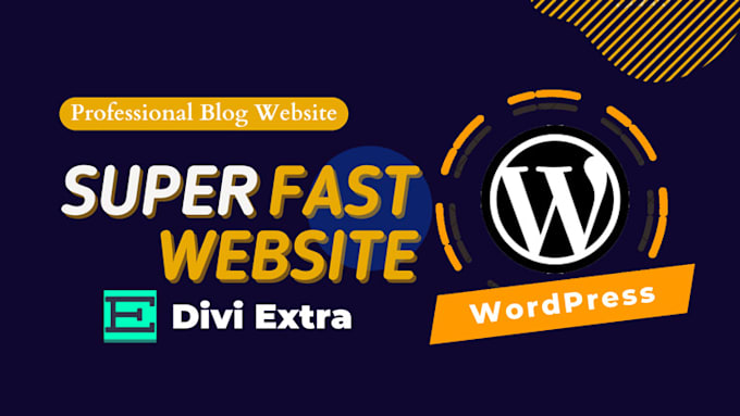 create a professional wordpress blog website using divi extra theme