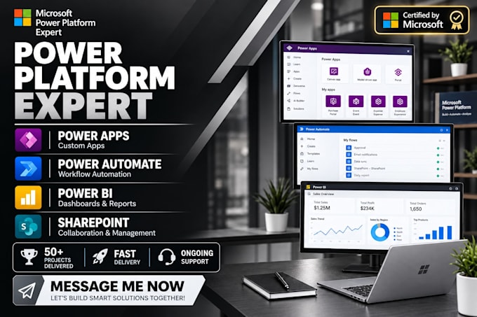develop microsoft power apps and power platform