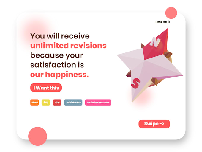 create a stunning 3d icons render for your website, app