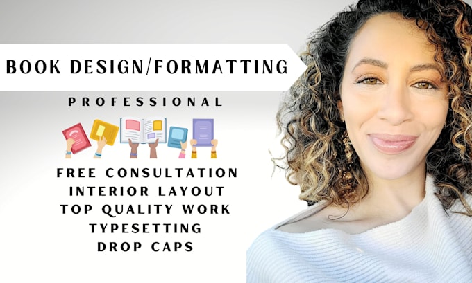 format your book and layout design for print and ebook