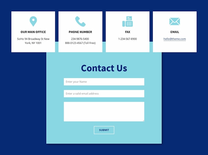 Contrive contact us form using html css, responsive form by ...