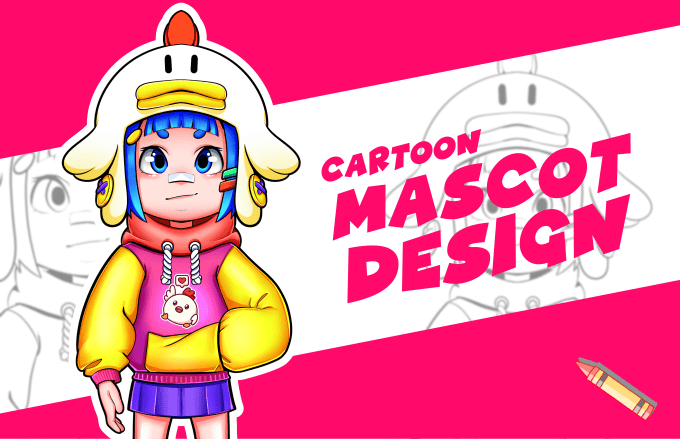 Make Cartoon Mascot Character Design By Crayon Ai Fiverr Make Cartoon Mascot Character Design By Crayon Ai Fiverr