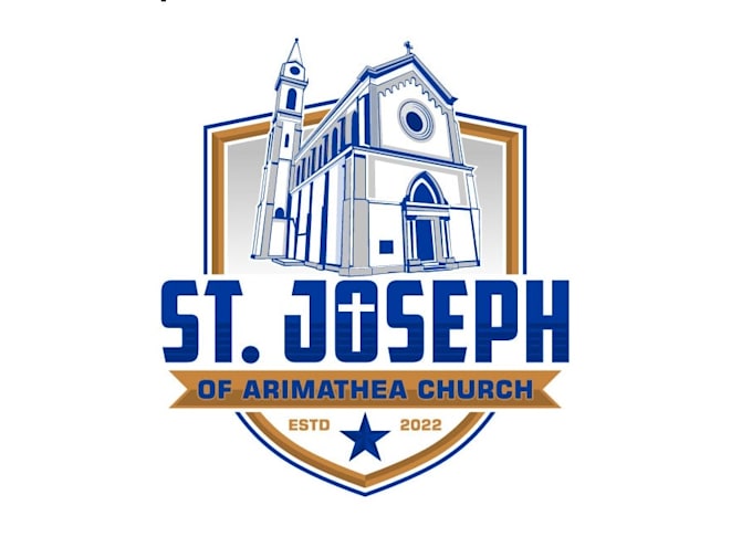 design good looking family church bishop religious logo with new concept