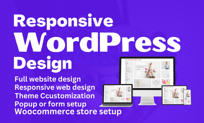 create an attractive responsive wordpress website using elementor
