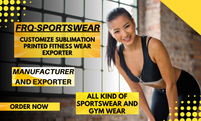 Be your sportswear designer and manufacturer by Frqenterprises